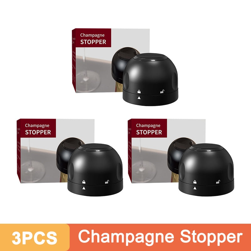 Vacuum Wine Stoppers ™ | Bouchon réutilisable pour le Vin | Champagne | Outils de préservation