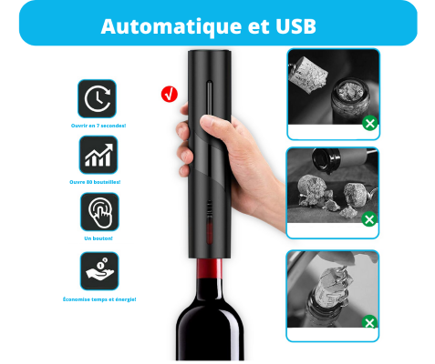 Ouvre Bouteille Automatique USB